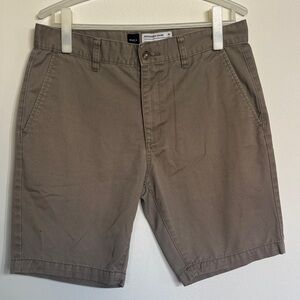 RVCA Men's Brown Weekender Chino Shorts